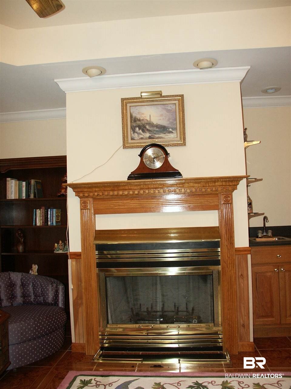 2555 Santa Rosa Drive Lillian, AL 36549 - Photo 4 of 19 Great Room Fireplace