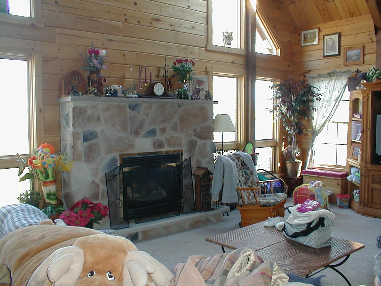 Wiscasset Road Mount Pocono, PA 18344 - Photo 7 of 13 a living room with furniture and a fireplace
