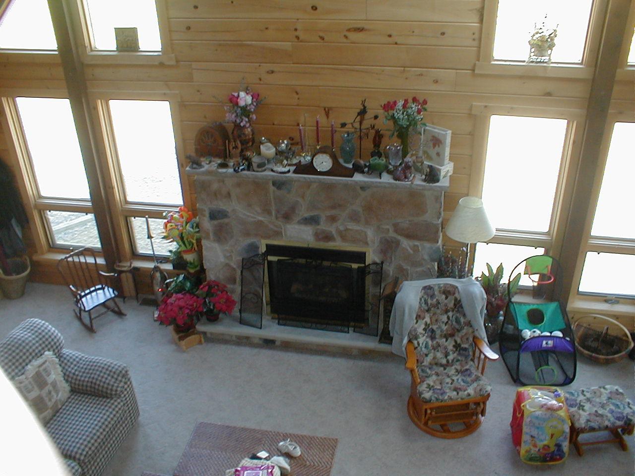 Wiscasset Road Mount Pocono, PA 18344 - Photo 9 of 13 a living room with furniture and a fireplace