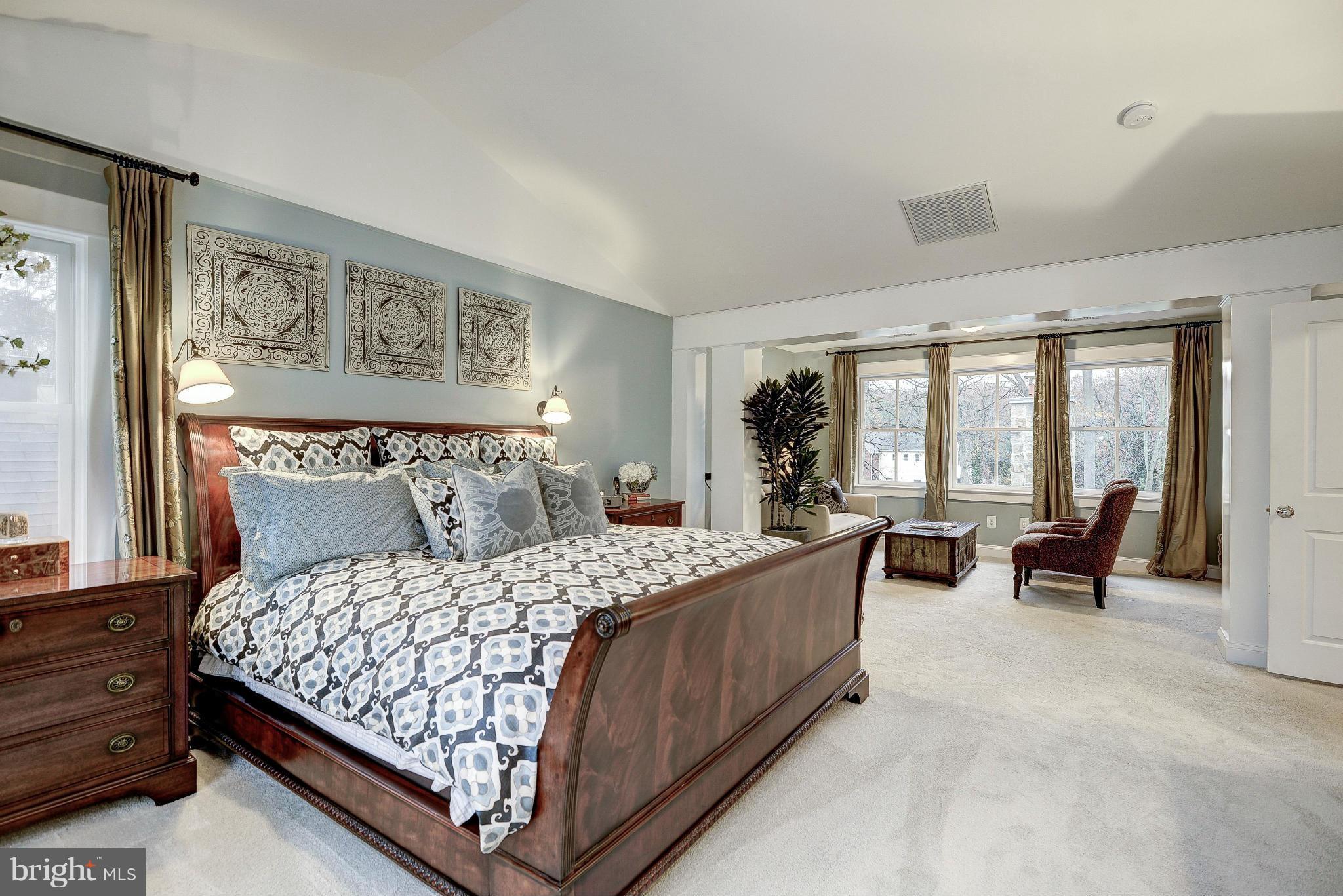1901 Kirby Road McLean, VA 22101 - Photo 17 of 29 Mstr Suite w/cathedral ceiling, sconce wall lights