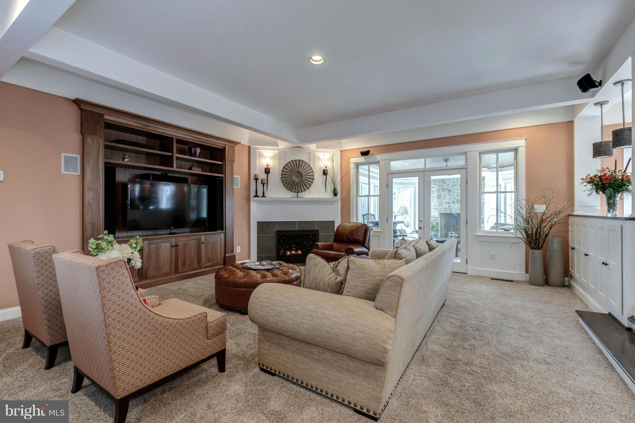 1901 Kirby Road McLean, VA 22101 - Photo 5 of 29 Fam Rm w/glass doors leading to 3-seasons room