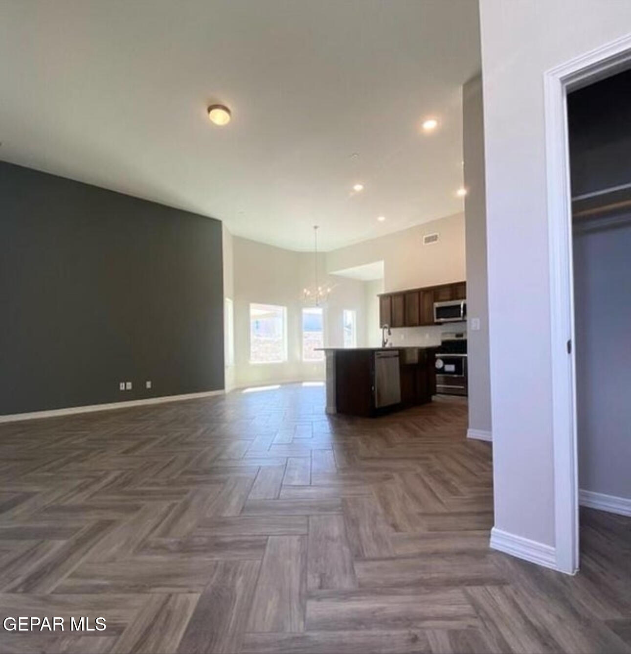 6044 Fall Ridge Sunland Park, NM 88008 - Photo 3 of 13 a view of kitchen and a microwave