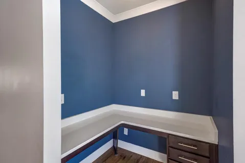 a view of an empty room