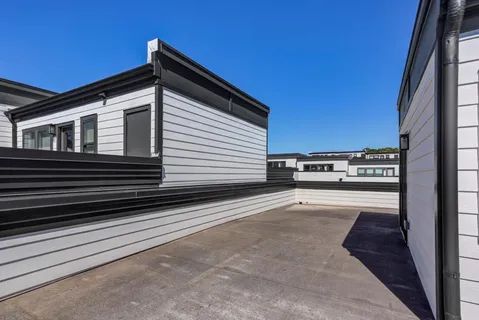 a view of a house with a stairs