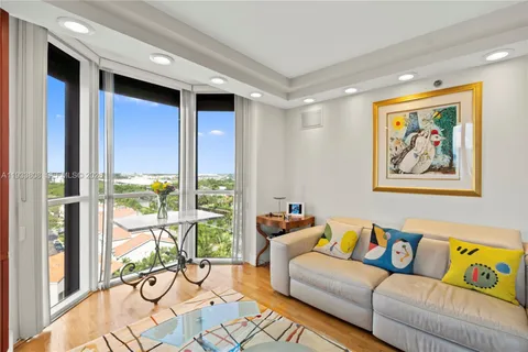 a very nice looking room with a large window