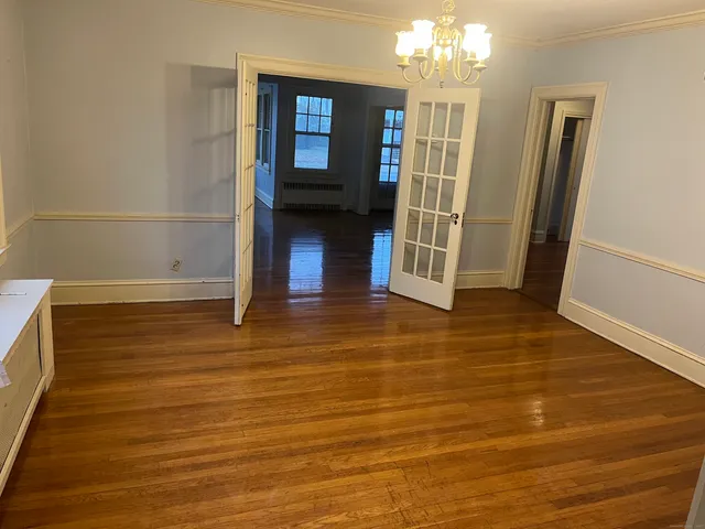 a view of livingroom with hardwood floor and window