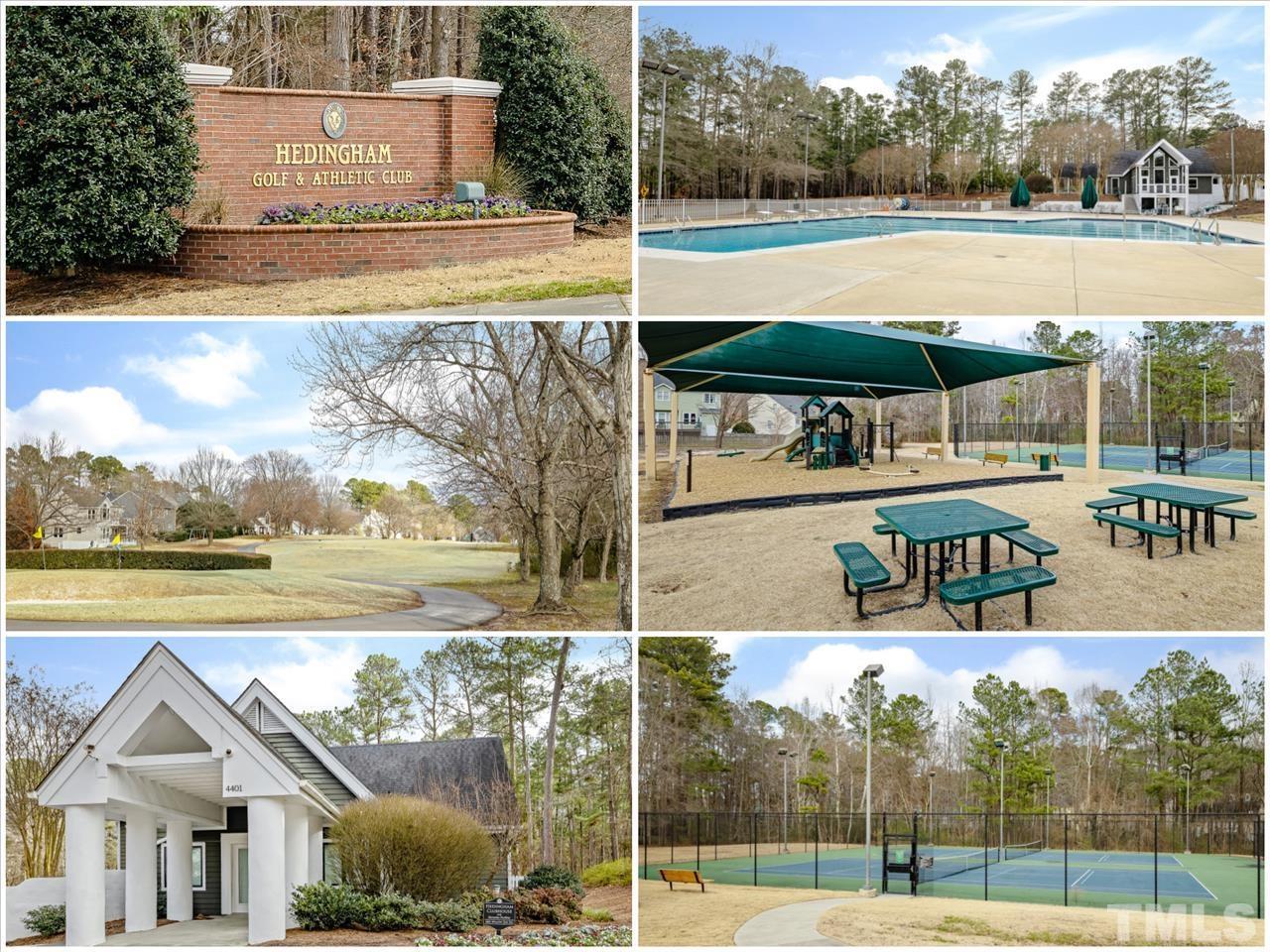 4408 Emmit Drive Raleigh, NC 27604 - Photo 25 of 38 a view of a swimming pool with an outdoor seating