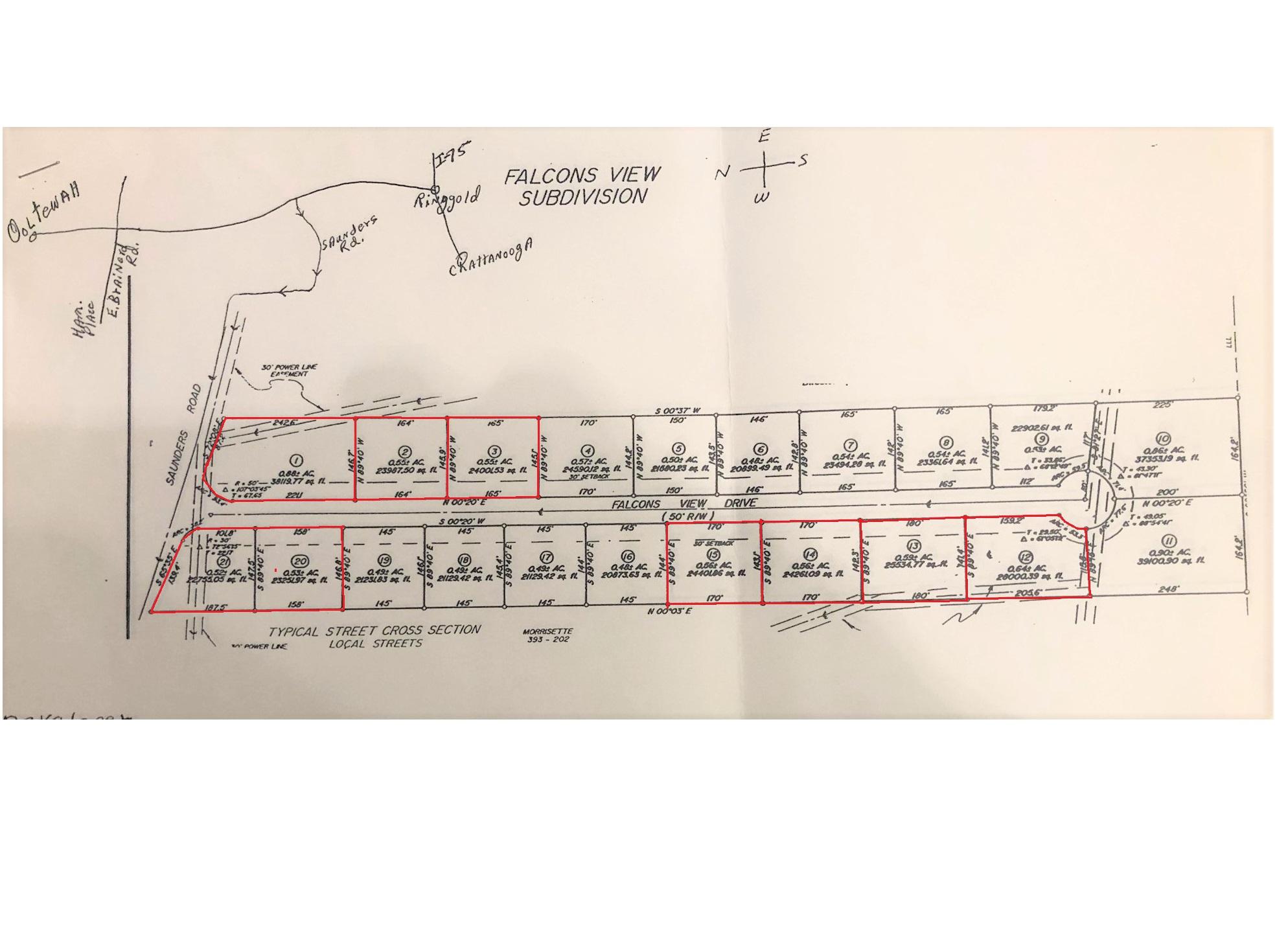 Lot 21 Saunders Road Ringgold, GA 30736 - Photo 2 of 2 Plat