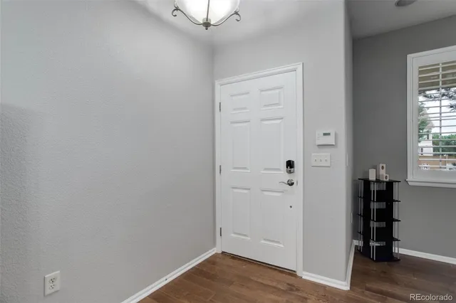 wooden floor in an empty room