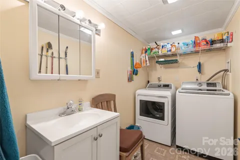 a room with storage and utility