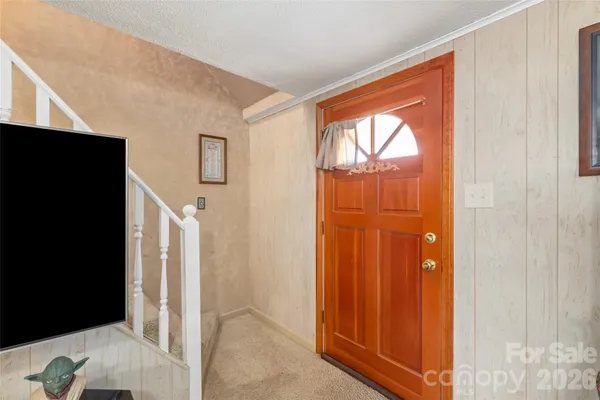 a view of front door