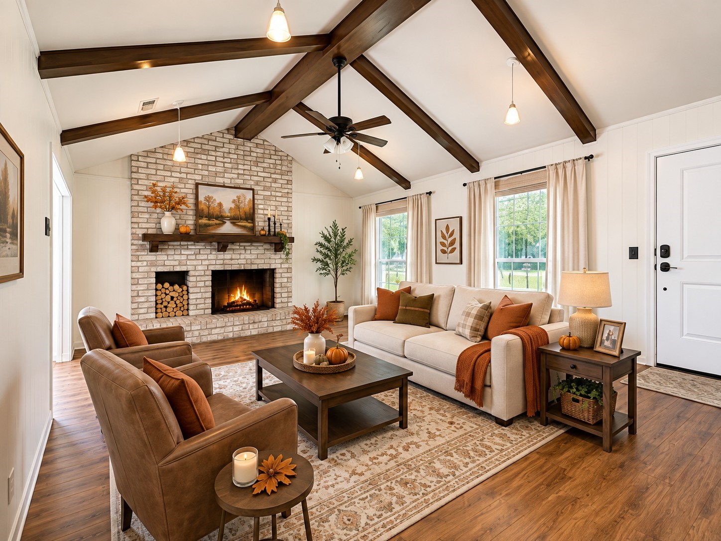 6510 FM 3012 Road Wharton, TX 77488 - Photo 24 of 47 Living Room in 2nd house. Virtually Staged