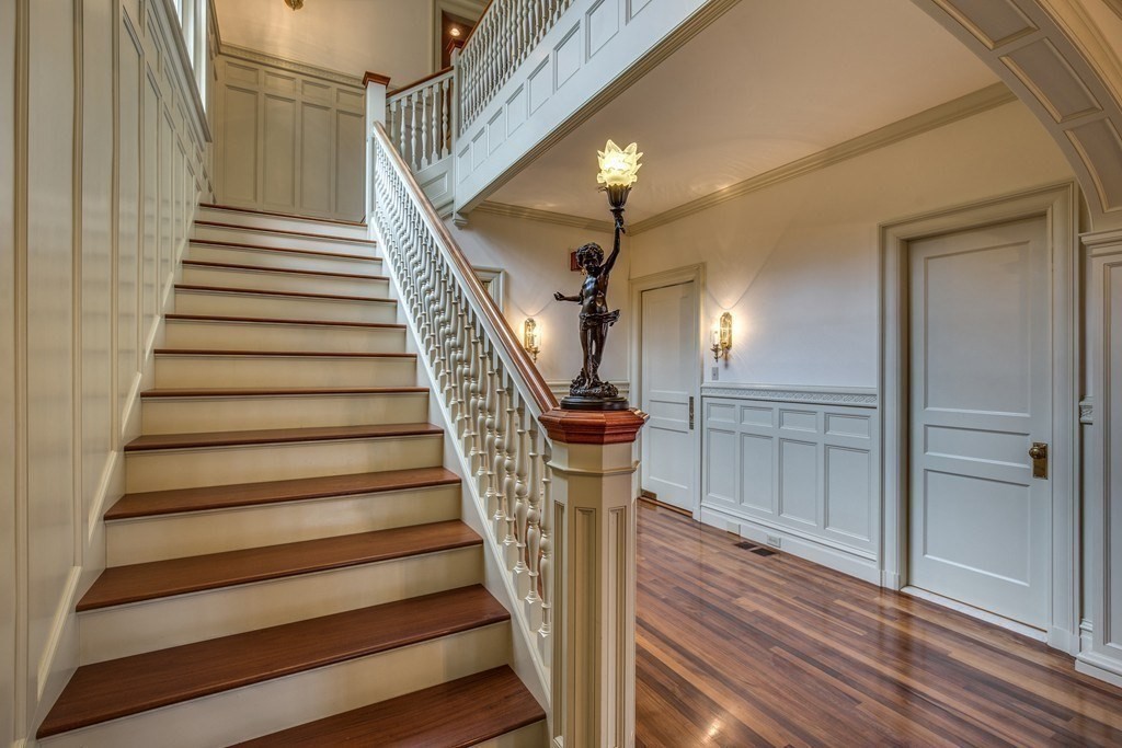 7 Percy Road Lexington, MA 02421 - Photo 22 of 29 a view of entryway and hall with wooden floor