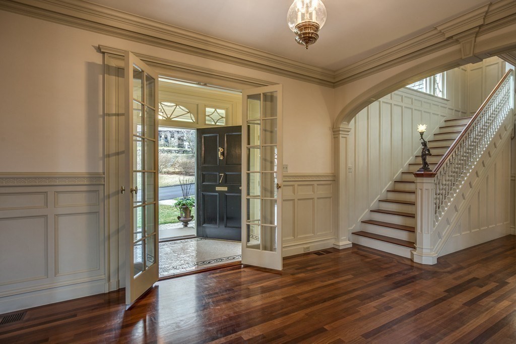 7 Percy Road Lexington, MA 02421 - Photo 6 of 29 a view of a entryway door with wooden floor