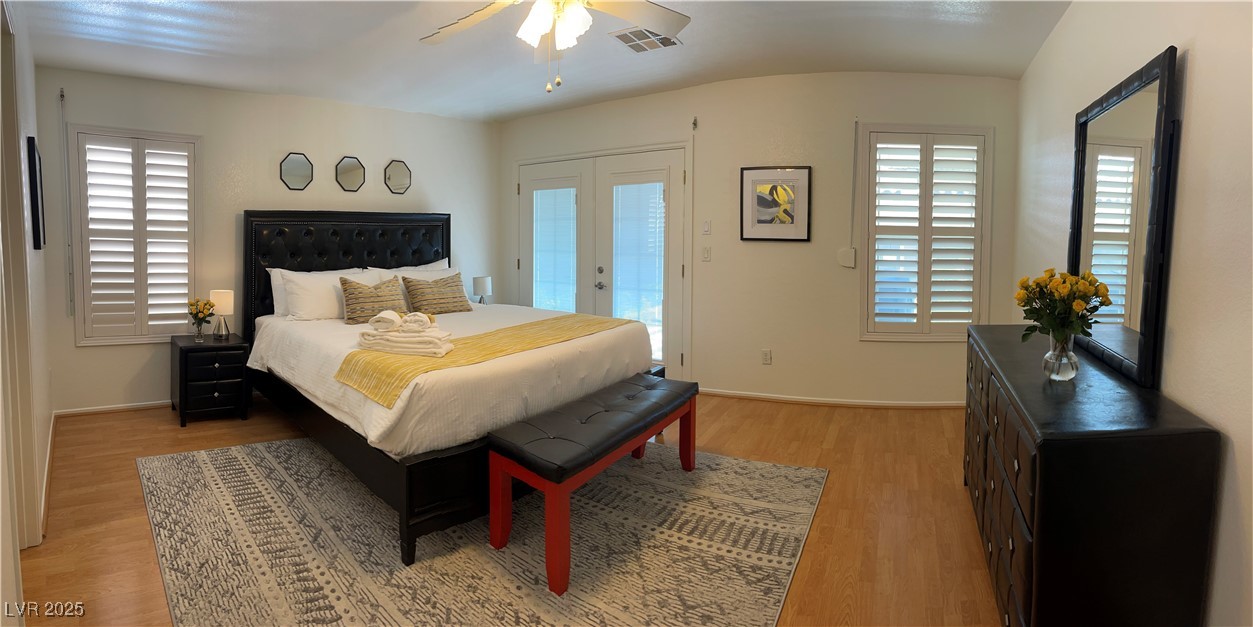 Undisclosed Address Las Vegas, NV 89118 - Photo 11 of 19 Bedroom featuring access to exterior, visible vent