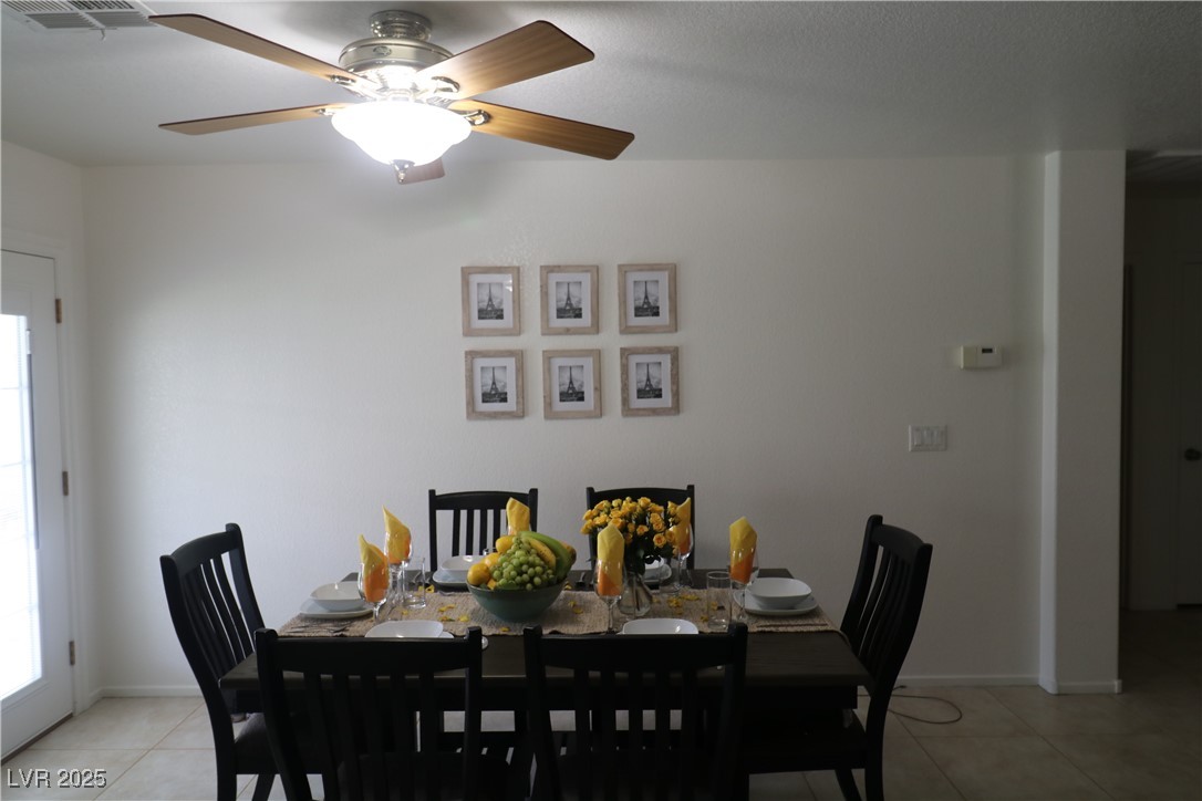 Undisclosed Address Las Vegas, NV 89118 - Photo 3 of 19 Dining area featuring baseboards, visible vents, a