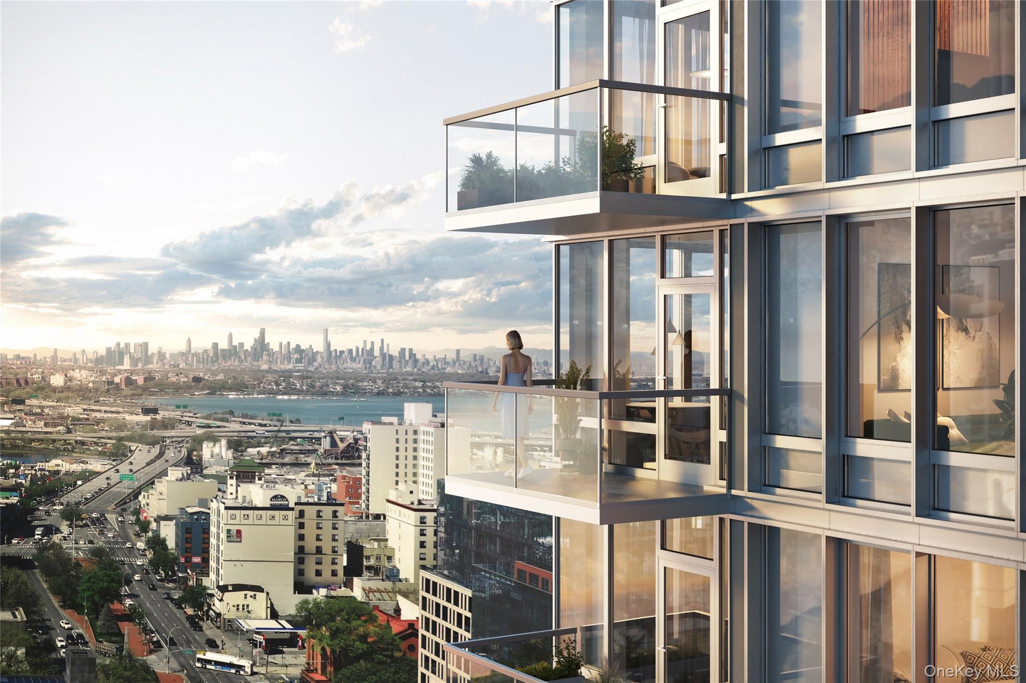 138-18 Northern Boulevard, Unit 11C Queens, NY 11354 - Photo 4 of 12 a view of a balcony with city view