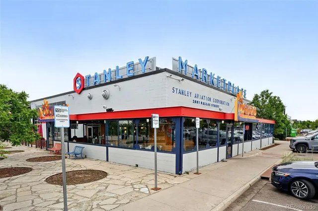 a street sign on a pole on a street