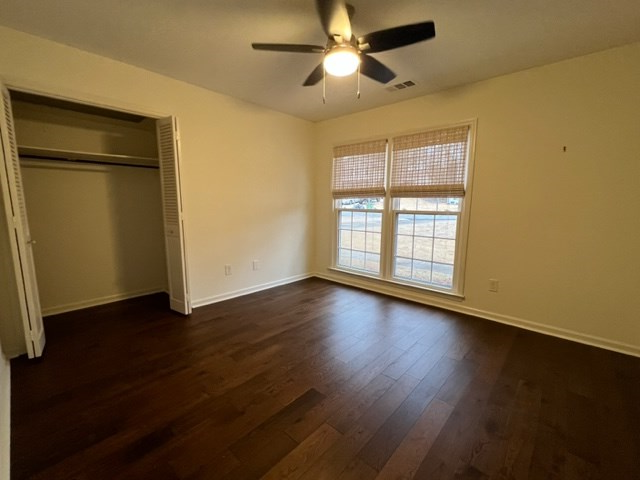 3636 Denewood Court Columbus, GA 31909 - Photo 17 of 26 a view of empty room with wooden floor and fan