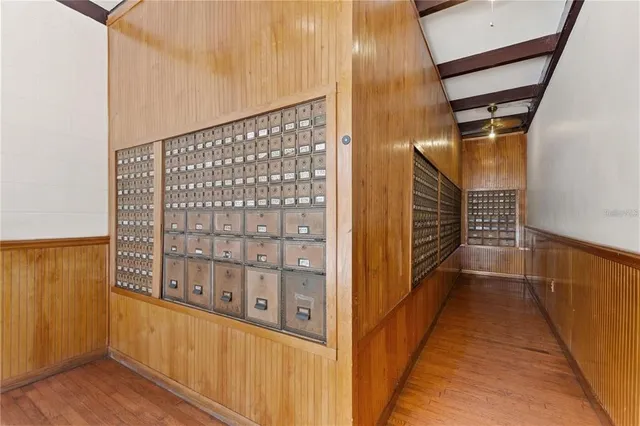 a view of a swimming pool with a yard