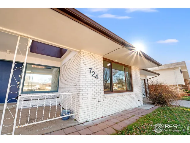 a view of front door of house