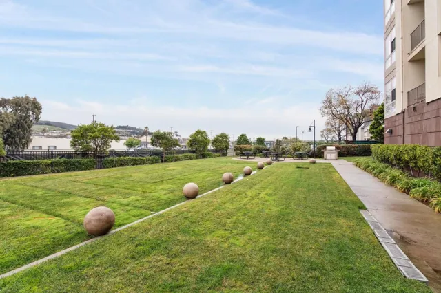 a view of building with a sign board