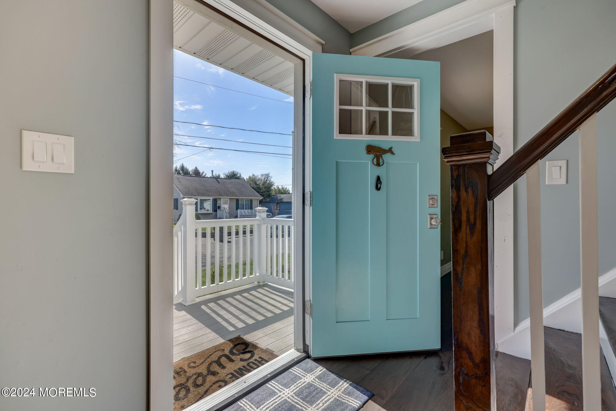 154 Ridge Avenue Belford, NJ 07718 - Photo 7 of 28 a view of front door and porch