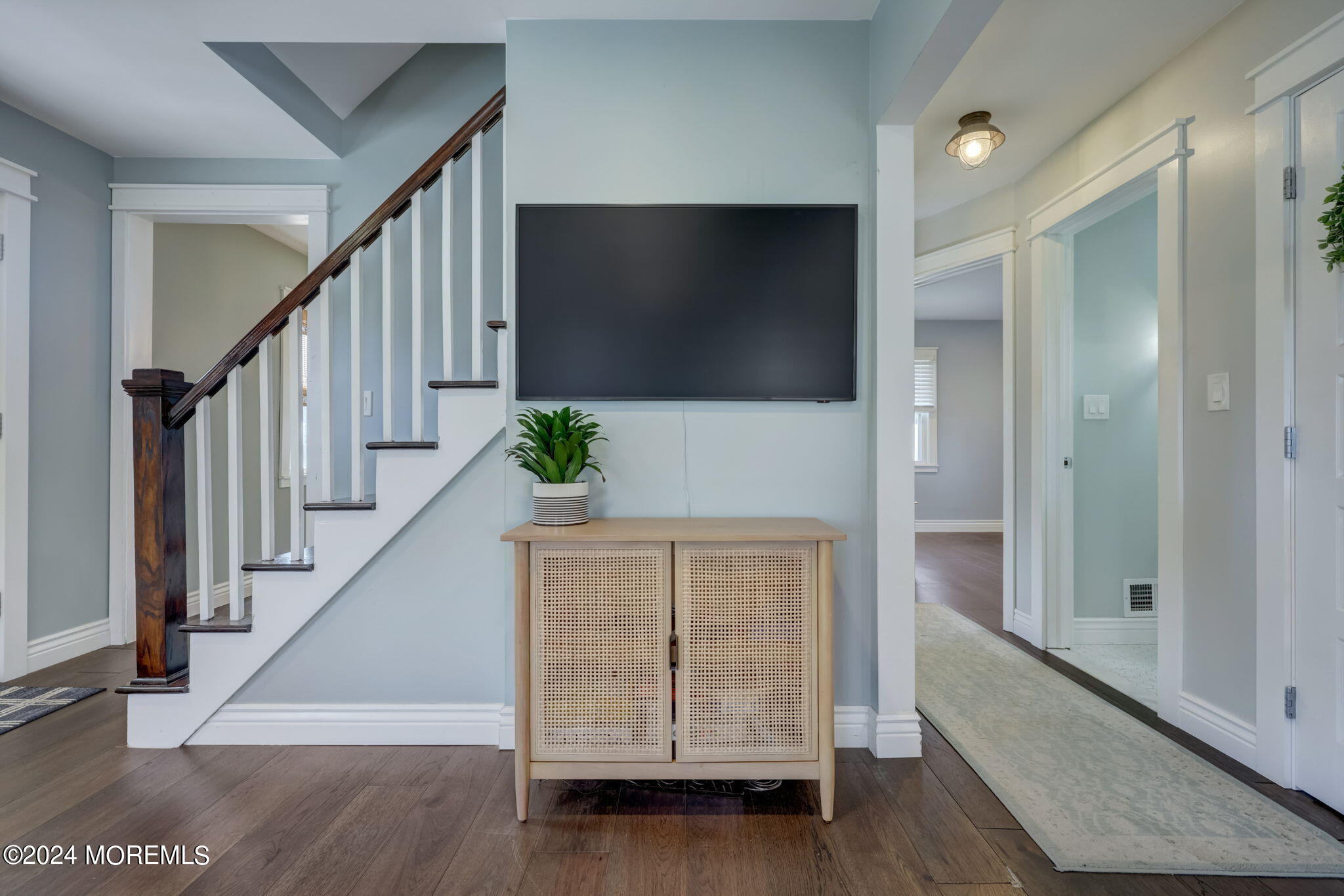 154 Ridge Avenue Belford, NJ 07718 - Photo 10 of 28 a view of entryway with wooden floor