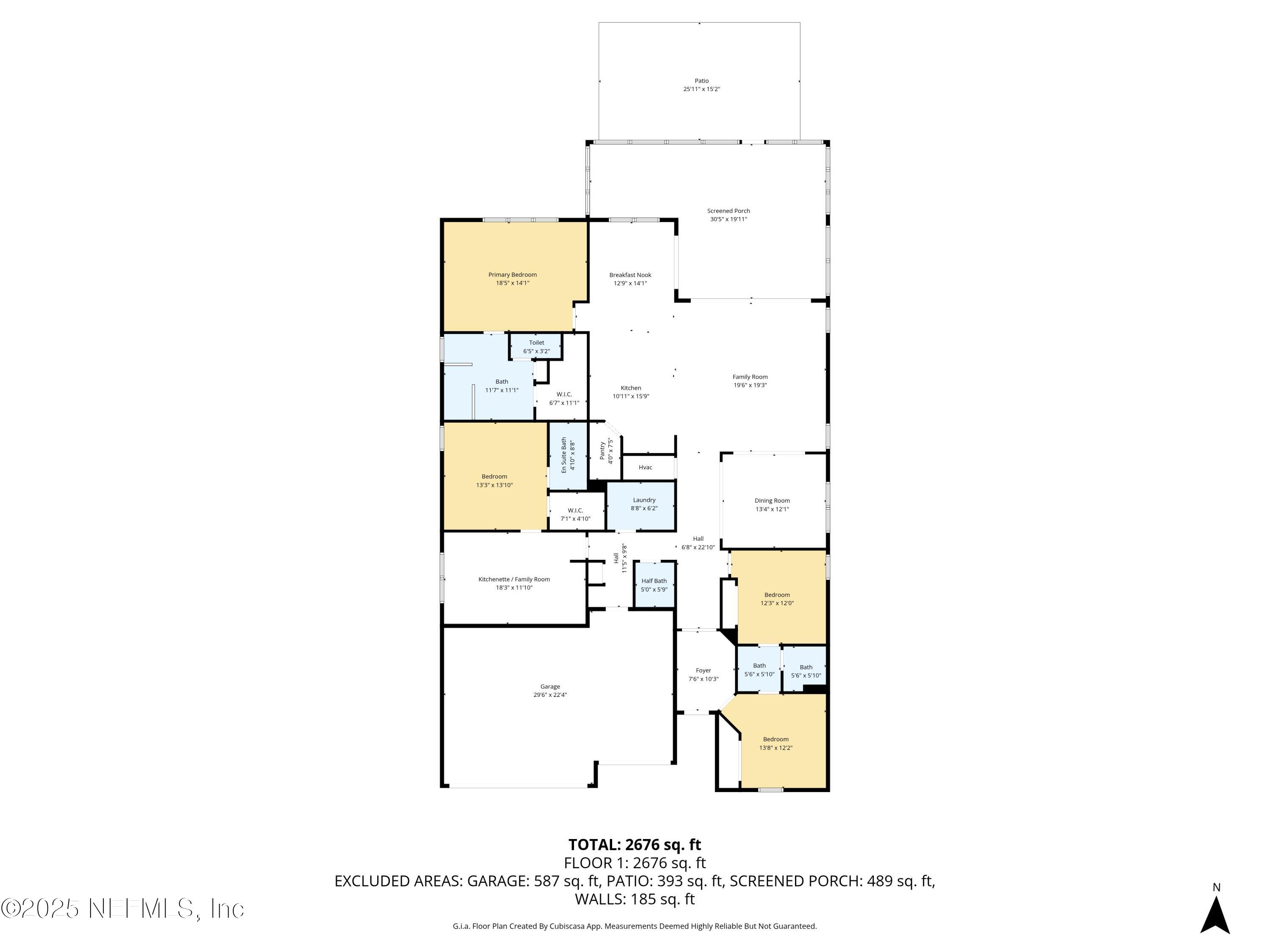 36 Sunberry Way St. Augustine, FL 32092 - Photo 66 of 66 Floor Plan