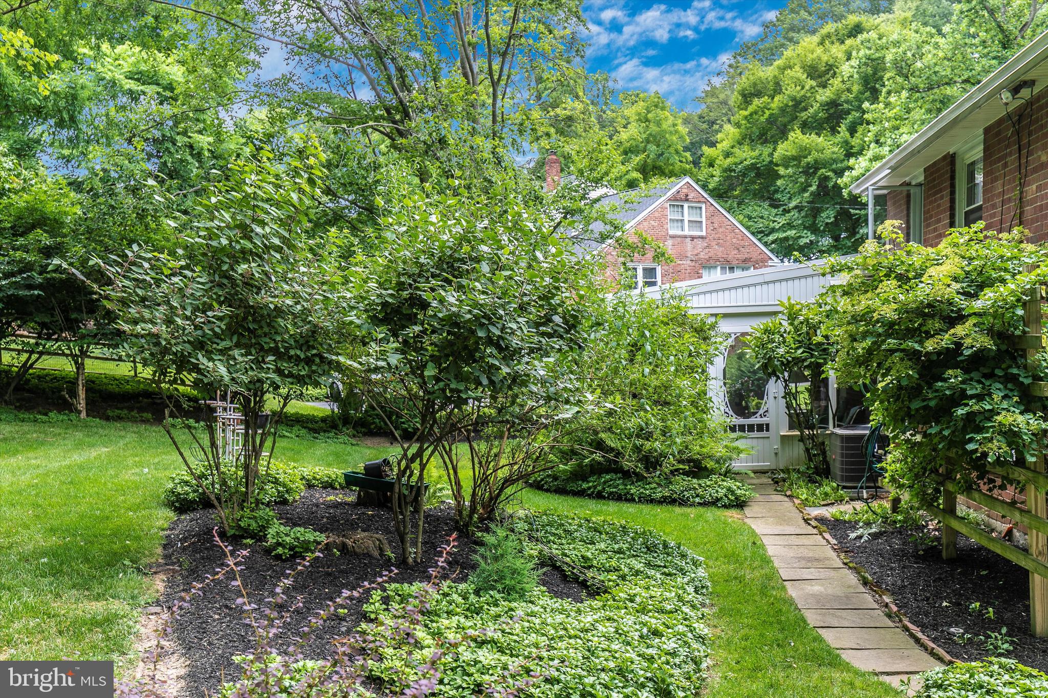 590 Brookwood Road Wayne, PA 19087 - Photo 48 of 81 Back Path to Sunroom