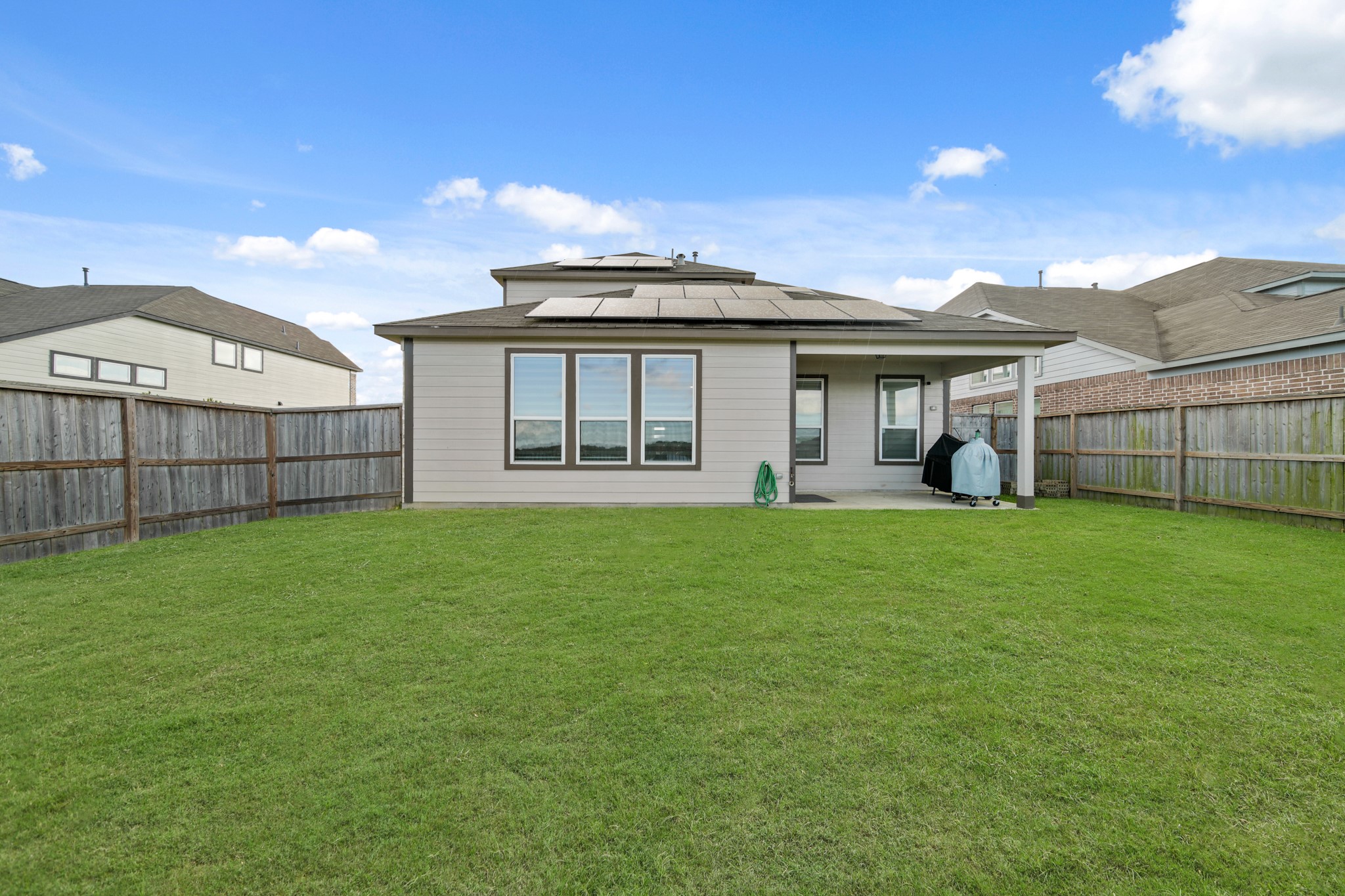8802 Mallow Rose Way Rosharon, TX 77583 - Photo 24 of 29 Check out all that green space for your kids and pets to run around in!