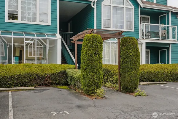 a front view of a house having yard