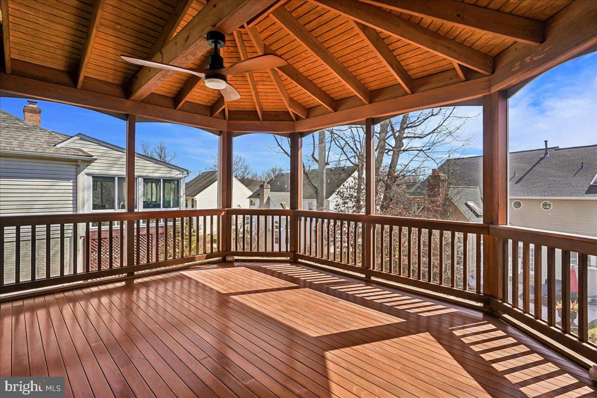 8501 Silverview Drive Lorton, VA 22079 - Photo 63 of 72 a view of balcony with wooden floor