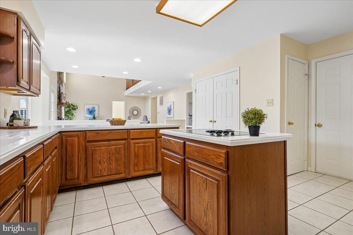 8501 Silverview Drive Lorton, VA 22079 - Photo 9 of 72 a kitchen with stainless steel appliances granite countertop a stove a sink and a refrigerator