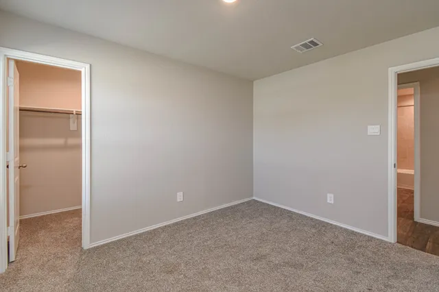 a view of an empty room