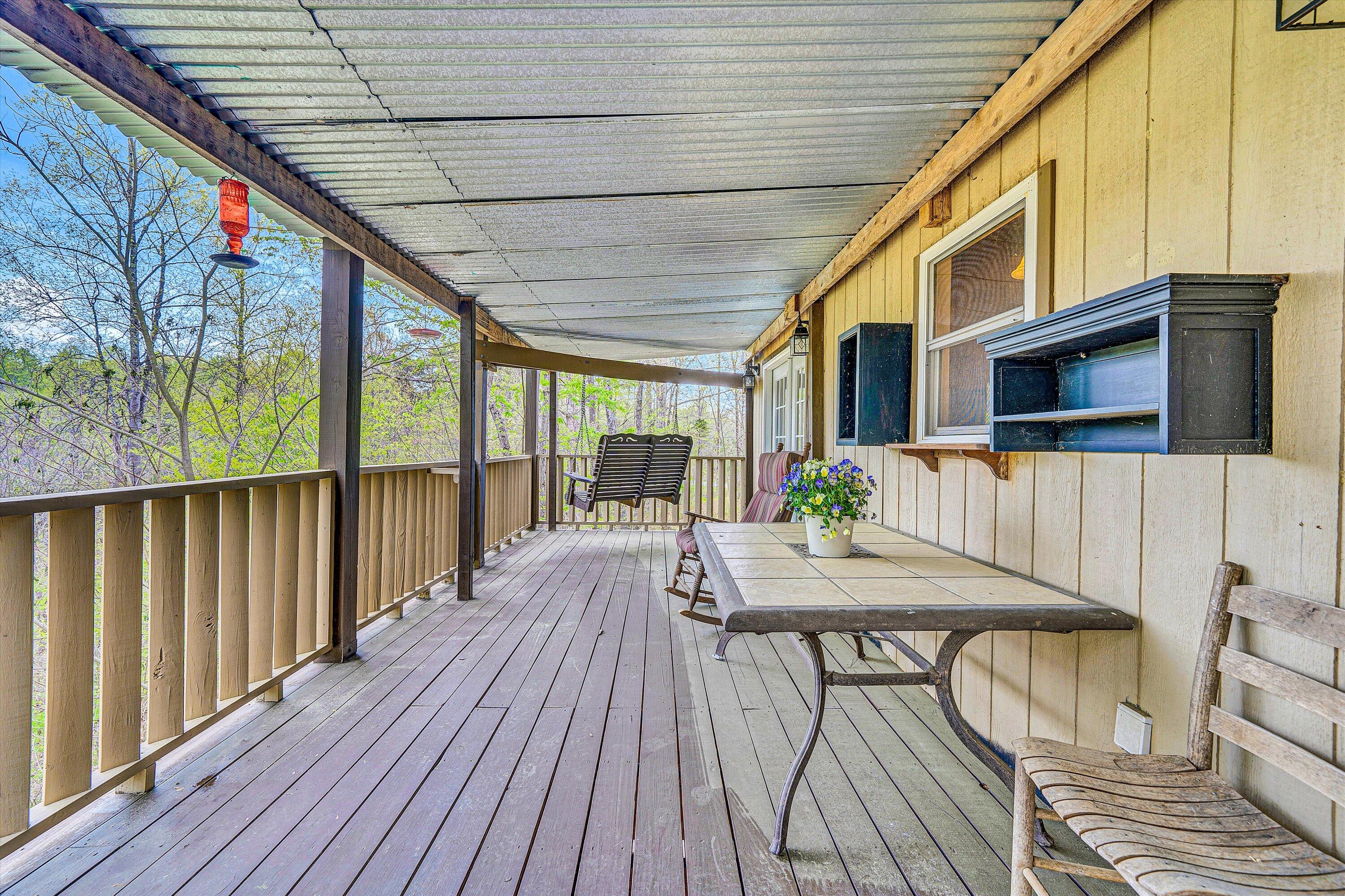 980 Power Dam Road Rocky Mount, VA 24151 - Photo 22 of 55 a outdoor space with wooden floor and outdoor seating