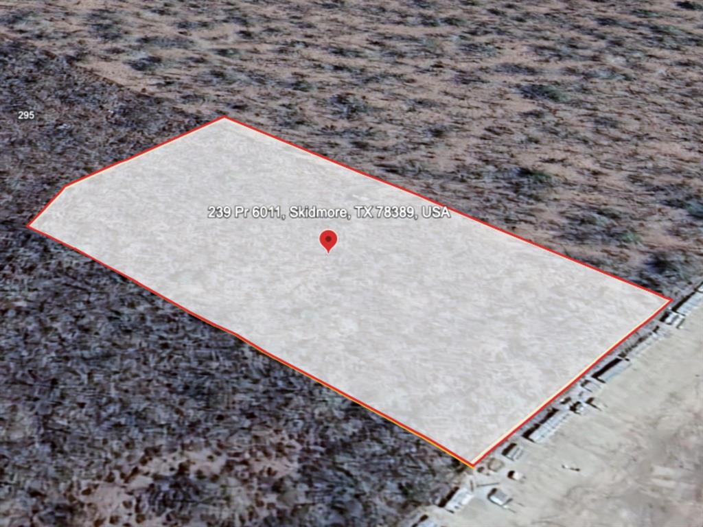 239 Private Road, Unit 6011 Skidmore, TX 78389 - Photo 1 of 6 Map / location featuring property parcel outlined