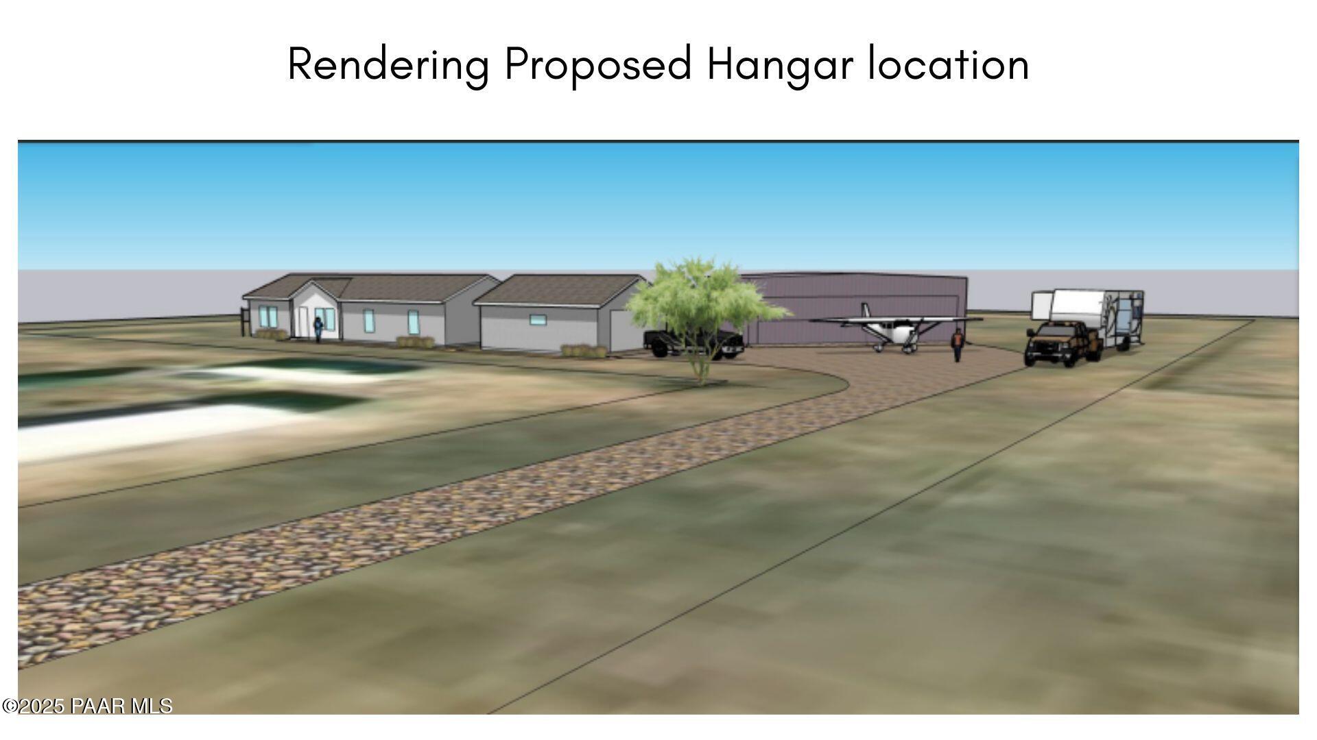 2680 West Pilots Rest Paulden, AZ 86334 - Photo 25 of 25 Proposed Hangar