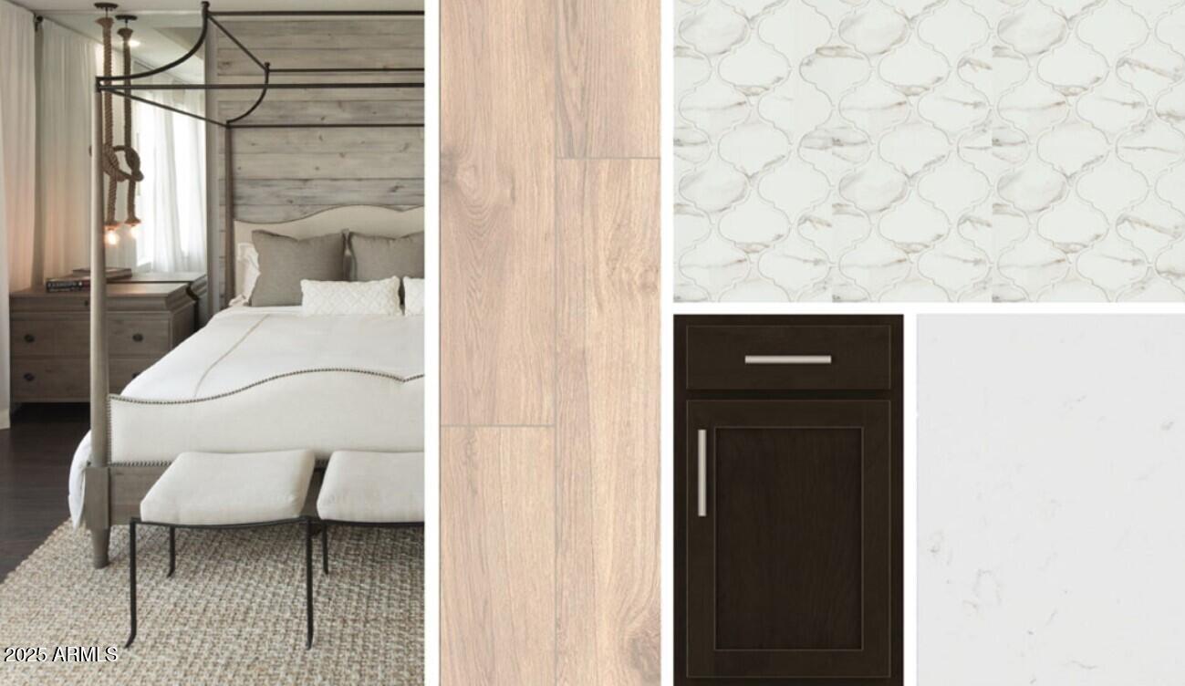 2684 Homesteaders Road San Tan Valley, AZ 85140 - Photo 3 of 14 a bedroom with a bed and a painting on the wall