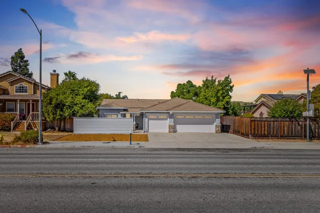 a view of a house with a patio