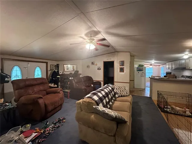 a backyard of a house