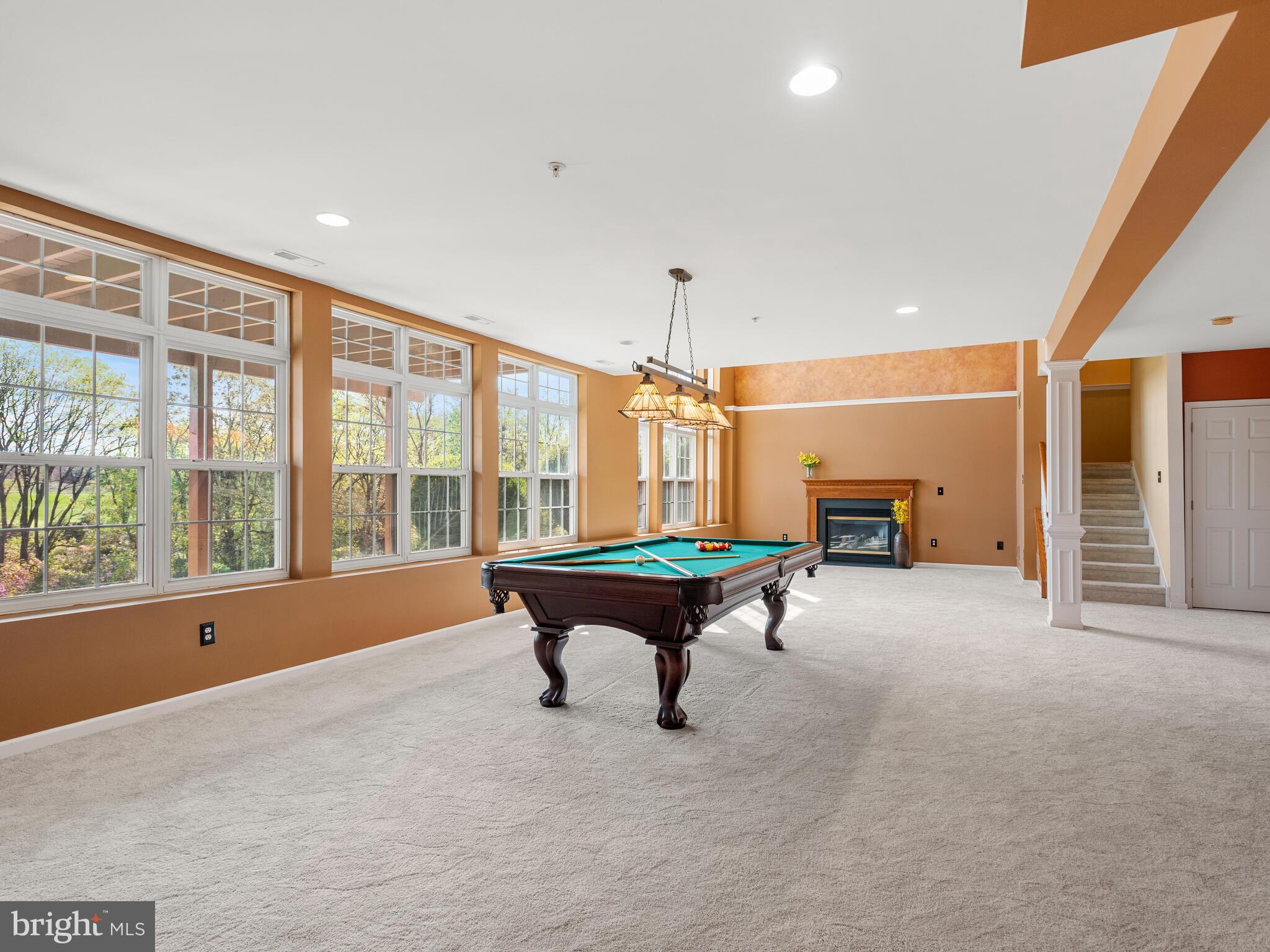 1180 Rupert Road Pottstown, PA 19464 - Photo 44 of 51 a room with pool table and a chandelier
