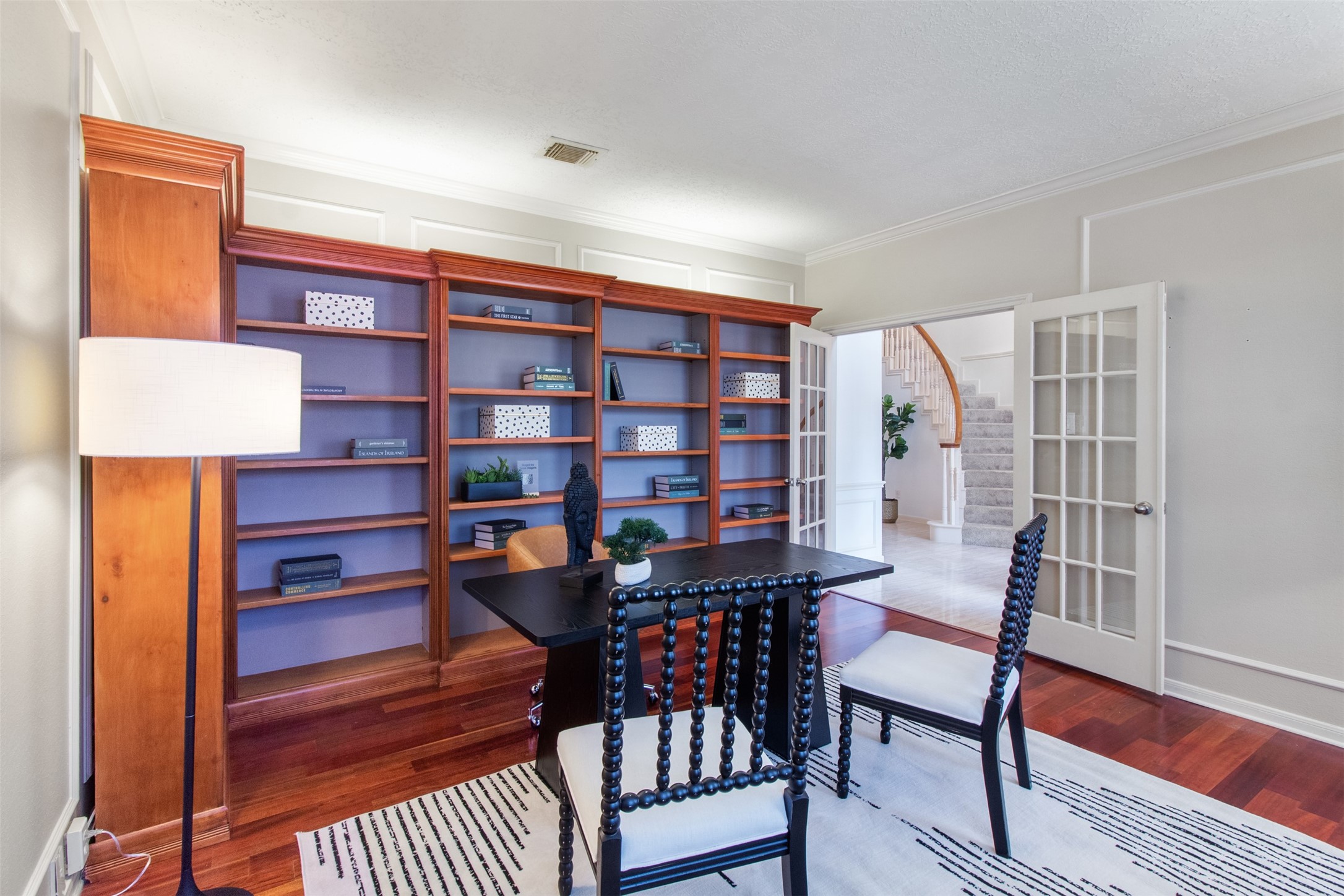 5127 Heathfield Court Houston, TX 77084 - Photo 7 of 37 Have a lot of books? No problem, these built in bookshelves are ready for you.