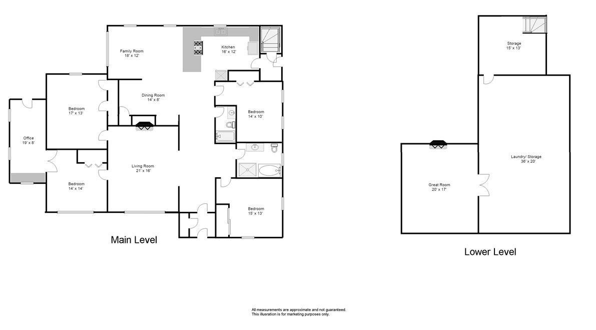 103 Stafford Road Tiverton, RI 02878 - Photo 29 of 29 Floor Plan w Room sizes