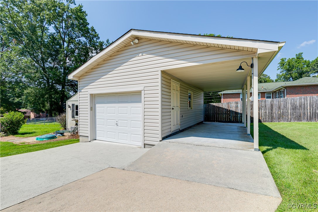 3307 Walnut Street Hopewell, VA 23860 - Photo 7 of 38 a view of house with backyard and trees