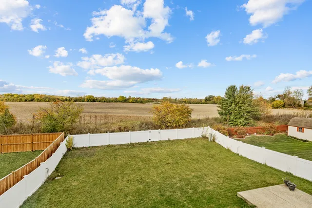 a view of an ocean and city