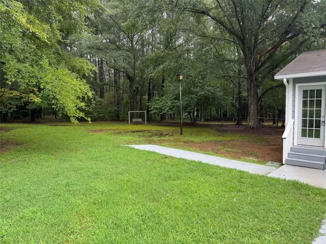 a view of a basketball court