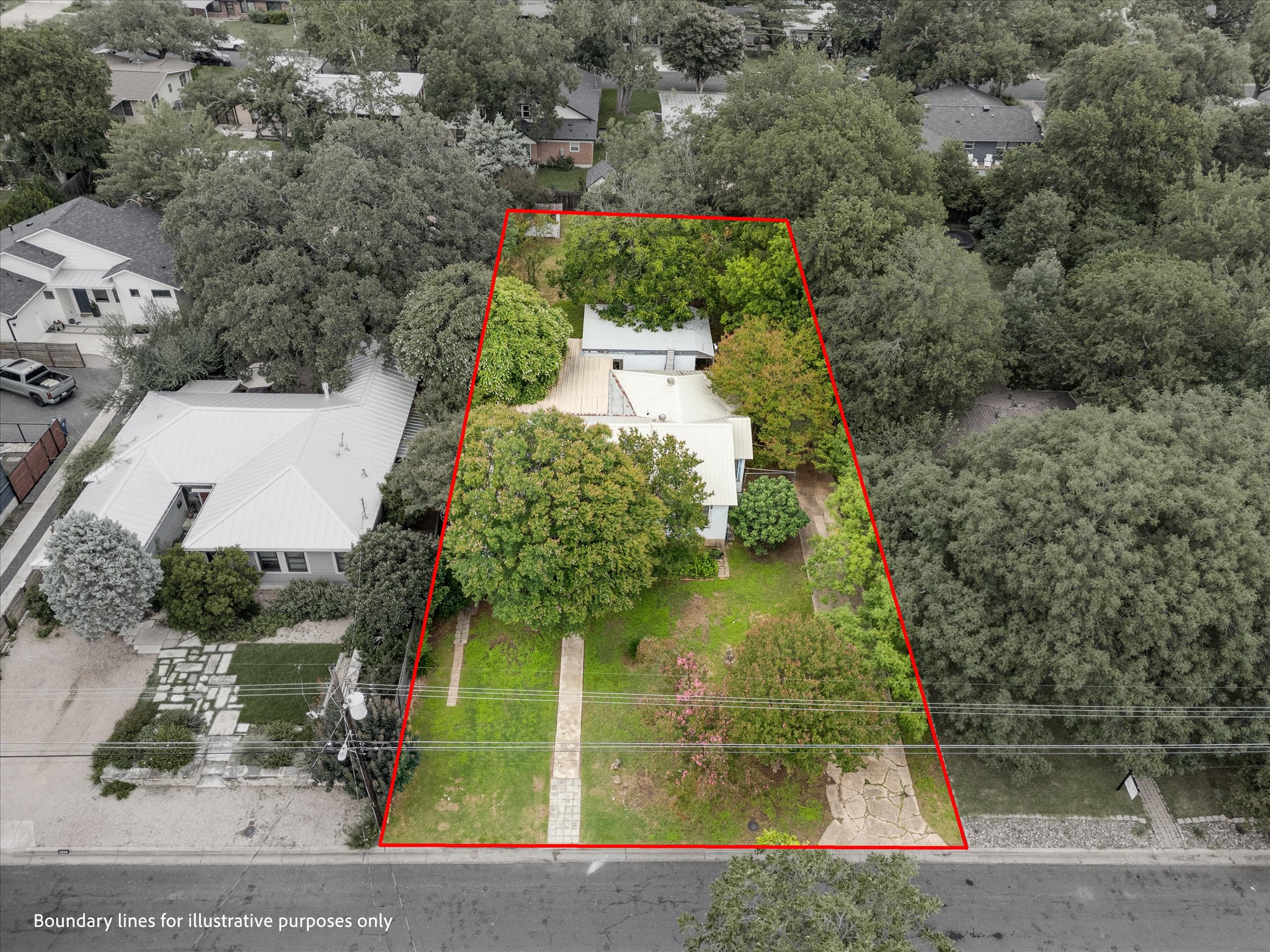 1206 Ruth Avenue Austin, TX 78757 - Photo 26 of 38 an aerial view of a house