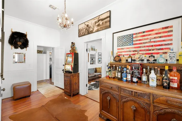 a very nice looking room with a large window