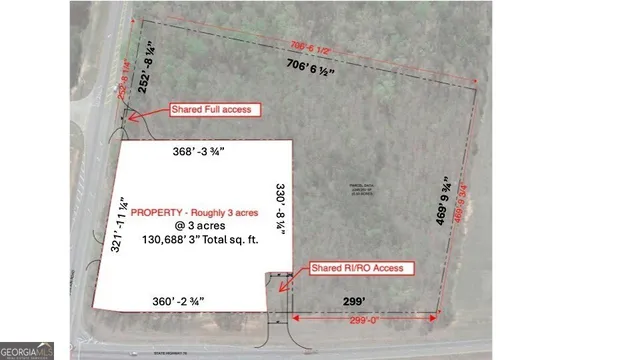 $1,600,000 | 6601 Hog Mountain Hwy - Hwy 53, Unit PARCEL B 3 ACRES, Bogart, GA 30622